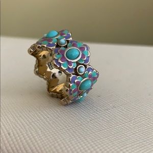 Banana Republic Enamel Statement Ring early 2000s